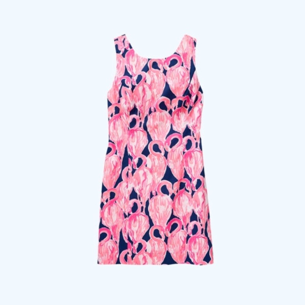 Lilly Pulitzer high tide navy via amor mila shift
